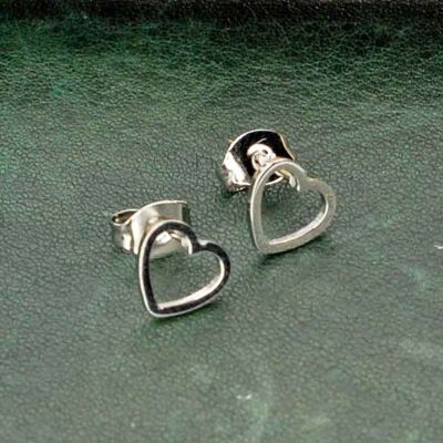 Stainless Steel Heart Earrings - Valentine's Day