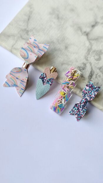 JACKIE - Set of 4 Hair Clips 1