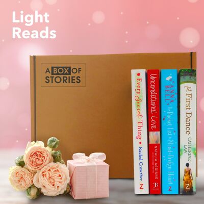 A Box of 4 Surprise Light Reads Books Gift Box