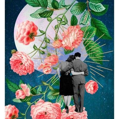 Póster Amantes de la luna