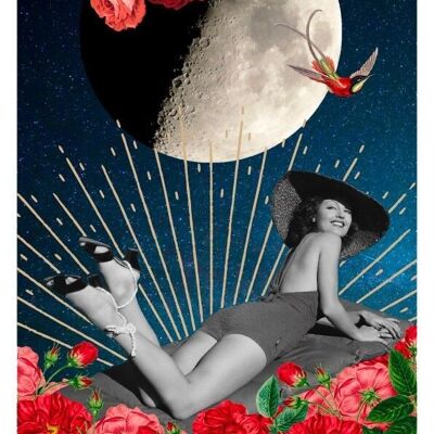 Poster Bagno di luna