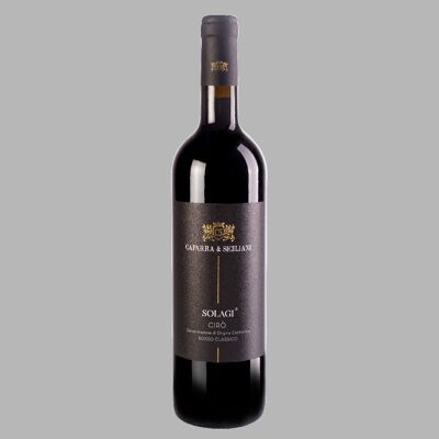 Calabrese red wine Solagi Deposit and Sicilians cl 75