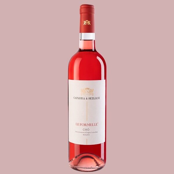 Vin rosé calabrais Le Formelle Gisement et Siciliens cl 75