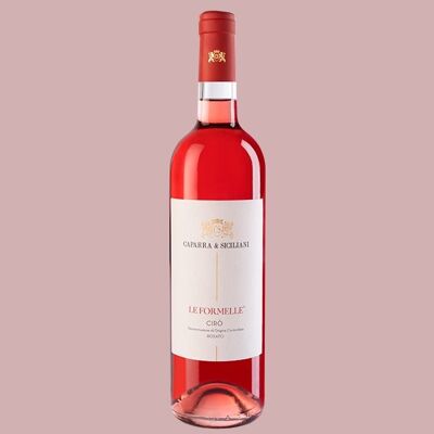 Calabrian rosé wine Le Formelle Deposit and Sicilians cl 75