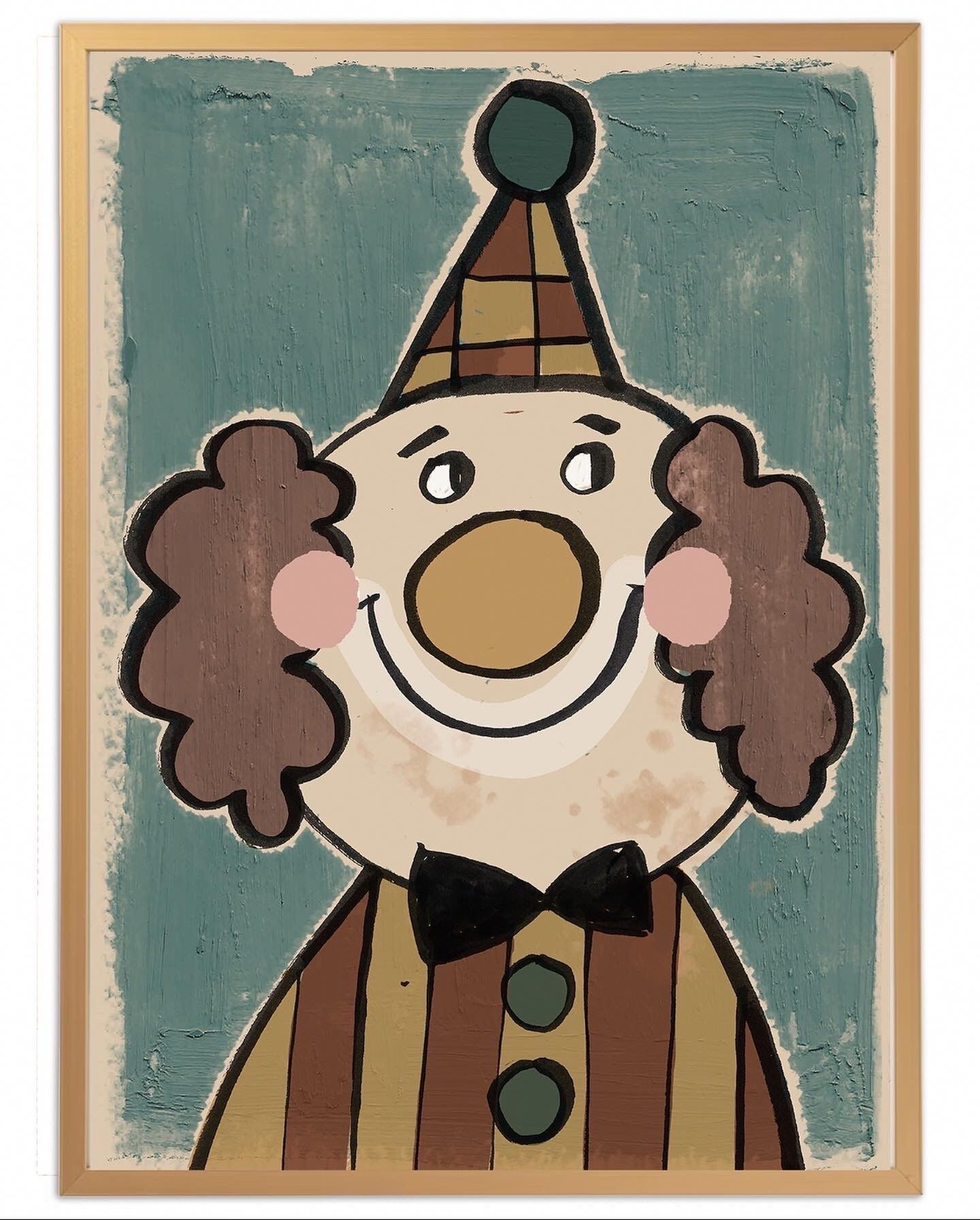 PLAKAT Clown 50X70CM