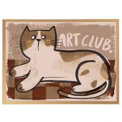 AFFICHE CHAT 50X70CM