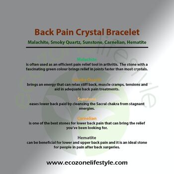 Power Bracelet - Le bracelet en cristal du mal de dos 4