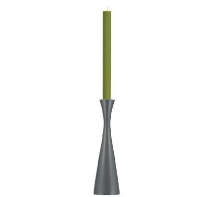 Tall Gunmetal Grey Candleholder