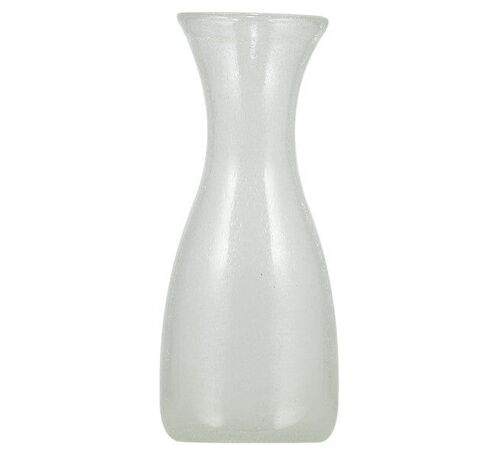 Pearl White Handmade Glass 1 Litre Carafe