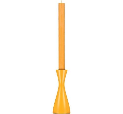 Medium Saffron Yellow Candleholder