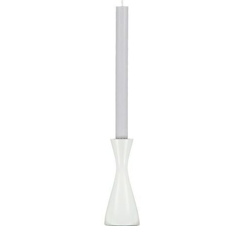 Medium Pearl White Candleholder