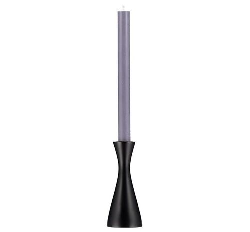 Medium Jet Black Candleholder