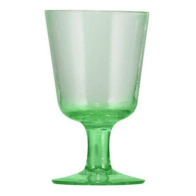 Malachite Green Handmade Wine Glass