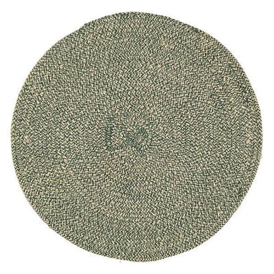 Jute Placemats 38cm in Olive/Natural, x 4 Mats per inner