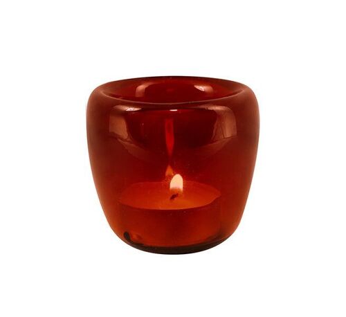 Handmade Spanish Orange Tealights x 6 Pack