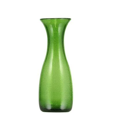 Handgemachte 50-Clt-Karaffe aus apfelgrünem Glas