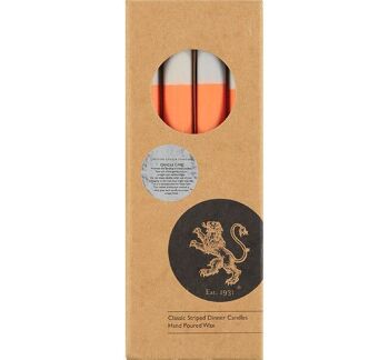 Bougies écologiques ABSTRACT Orange Flame, Neyron & Willow, 4 par paquet 3