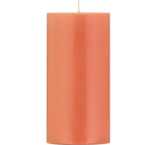 15 cm Tall SOLID Rust Pillar Candle