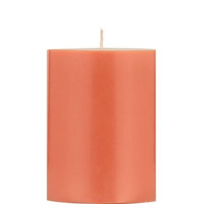 10cm Small SOLID Rust Pillar Candle