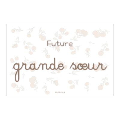 Carte Poétique “Future Grande Sœur” Bloom