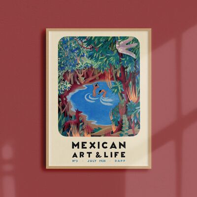 Poster 30x40 - Mexikanische Kunst & Leben Nr. 3