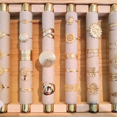 SET OF 24 assorted RINGS