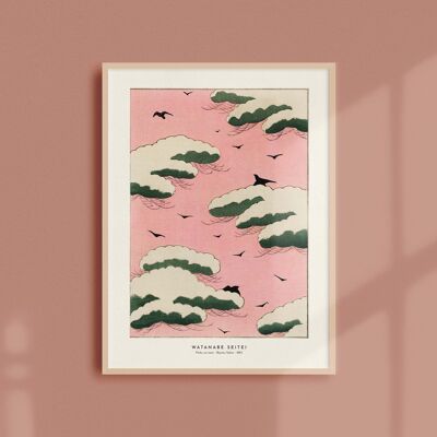 Poster 30x40 - Pinku no sora - Bijutsu Sekai