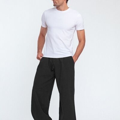 PANTALON UNI MIXTE - 402 NOIR