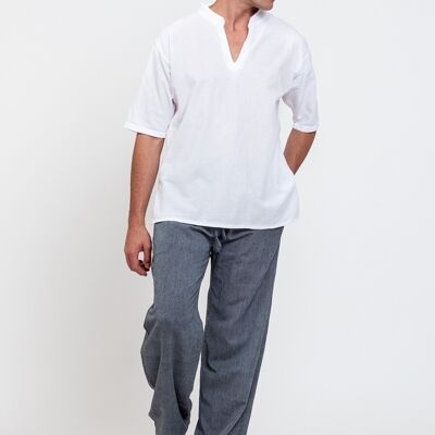 PANTALON DÉCONTRACTÉ MIXTE - 561 GRIS-BLEU