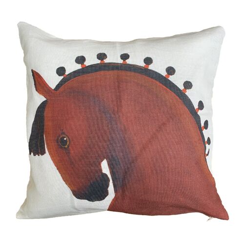 Handsome Horse cushion cover