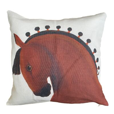 Handsome Horse cushion cover