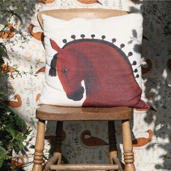 Housse de coussin Beau Cheval 2