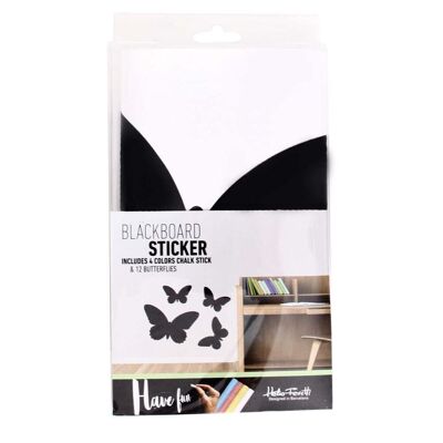 BLACKBOARD STICKER BUTTERFLY HF