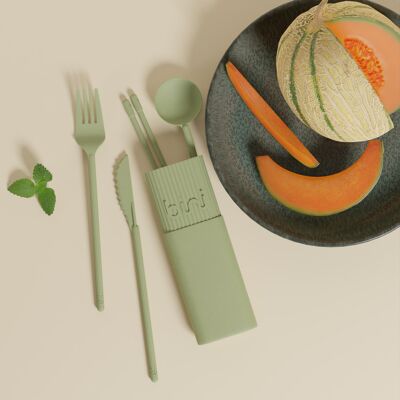 Bini Olive - Reusable and portable cutlery made from biosourced material