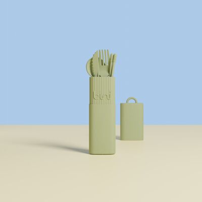 Bini Olive - Couverts réutilisables et nomades en matière biosourcée