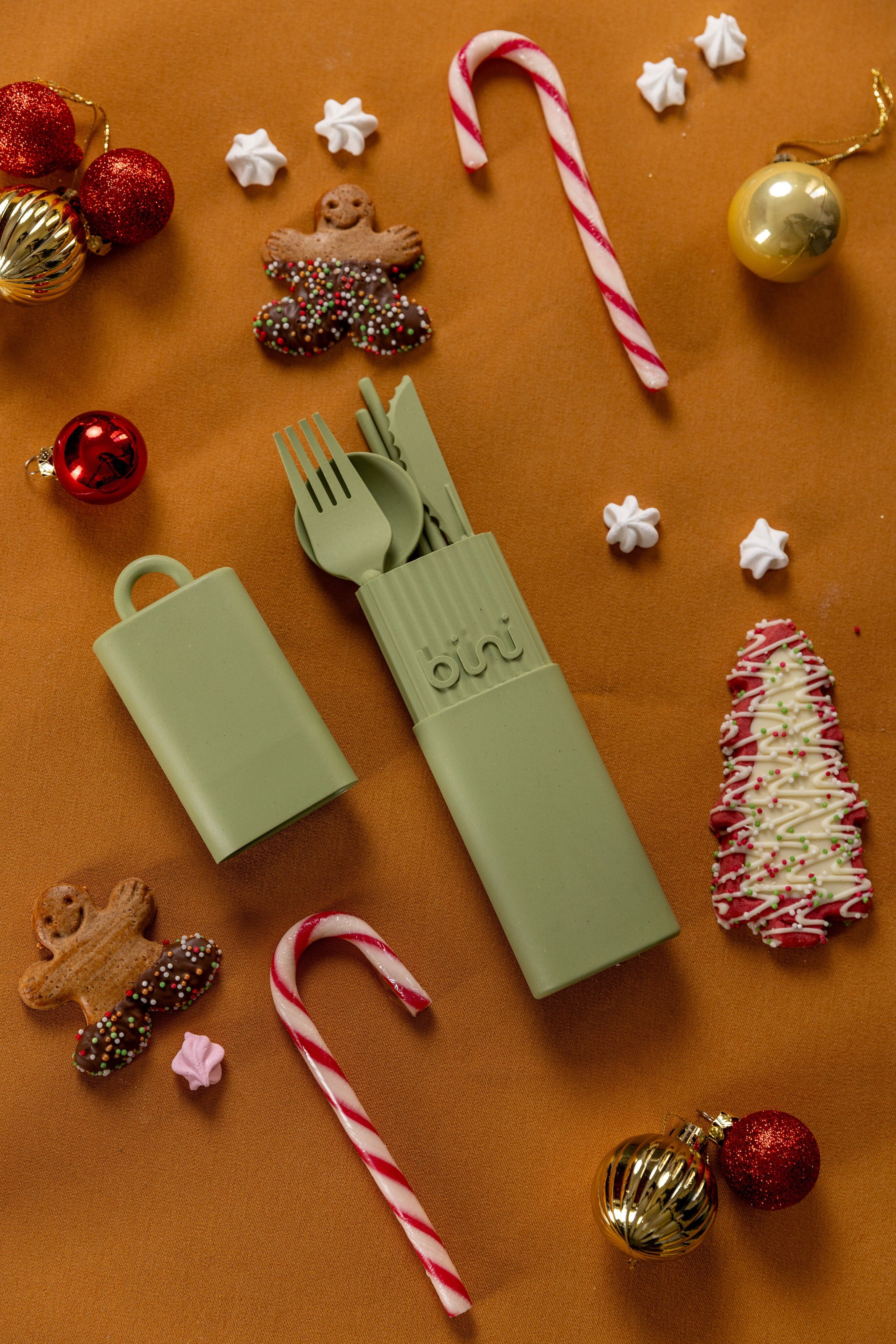 Bini Olive – Wiederverwendbares und tragbares Besteck aus biologischem Material