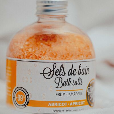 Camargue bath salts / Bath salts. Apricot fragrance. 350g
