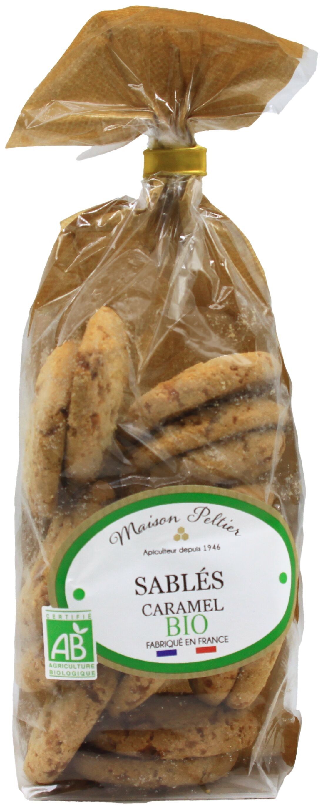 Maison Peltier Sablés au caramel au beurre salé BIO