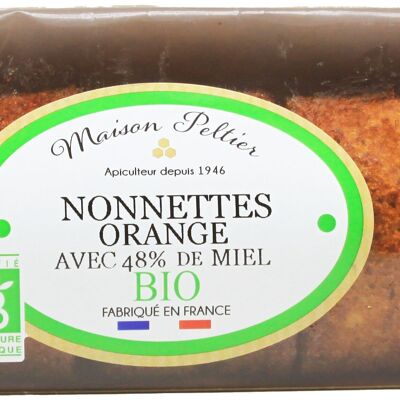 Maison Peltier Nonnettes orange 160g en barquette BIO