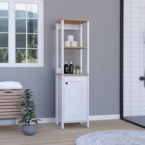 Mueble Columna de Baño 1 Puerta Arezzo