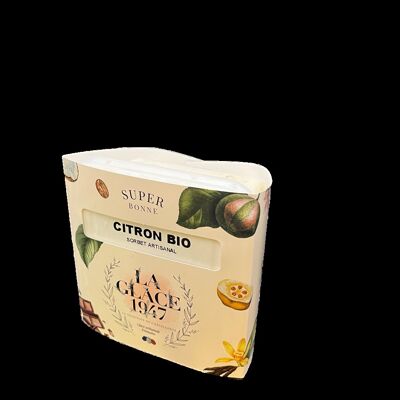 SORBET CITRON JAUNE BIO - 0,5 litres