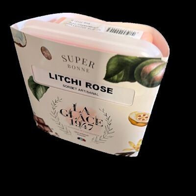 SORBET LYCHEE ROSE - 0,5 litres