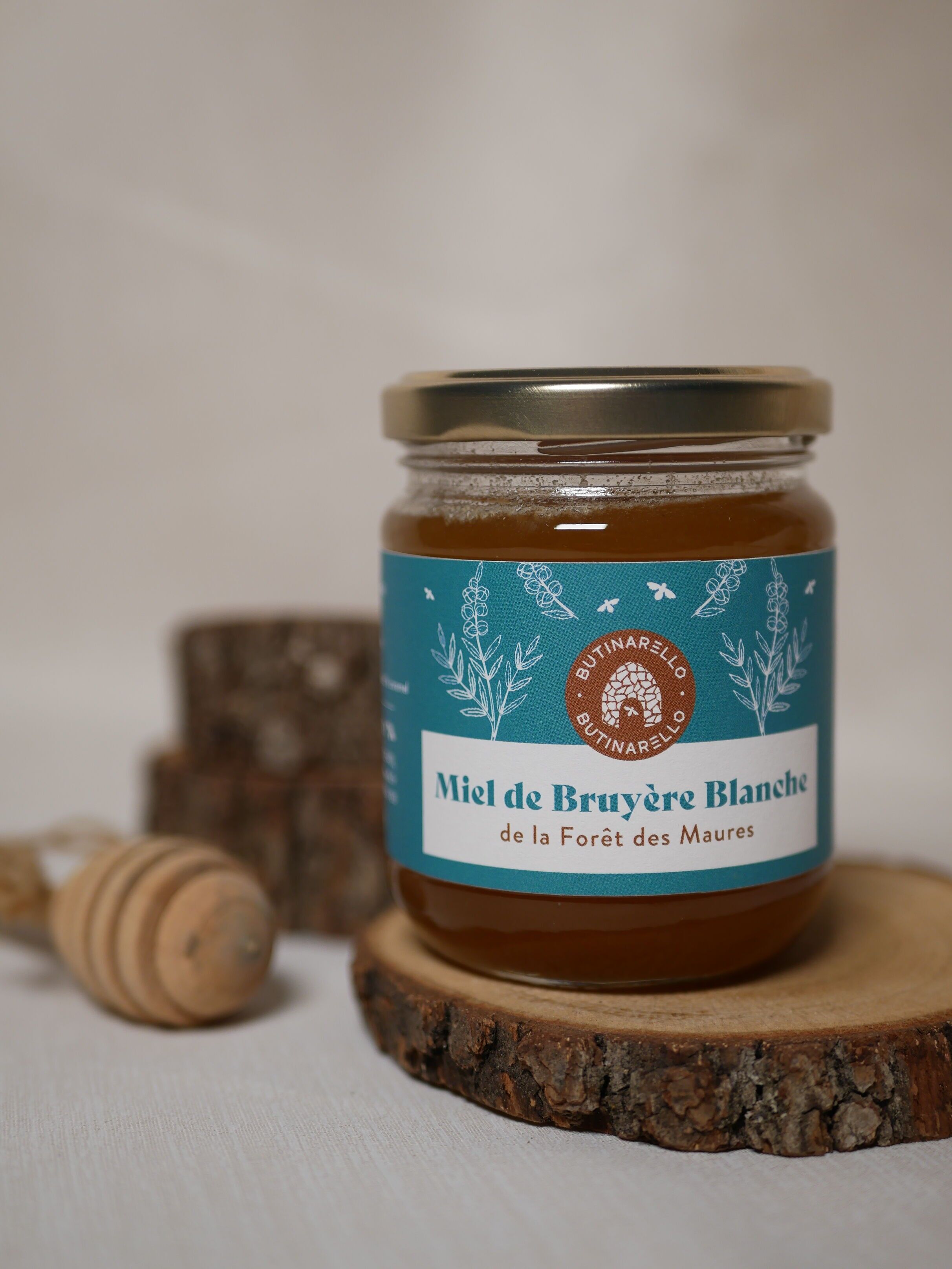 Miel de Bruyère Blanche BIO et IGP - Forêt des Maures - 250g