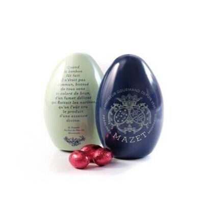 Easter metal egg - praline aluminum eggs -OMOA