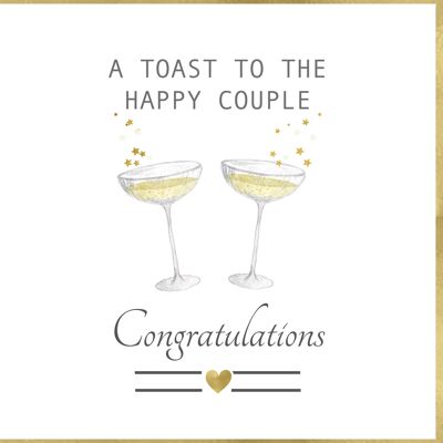 Toast à l'heureux couple