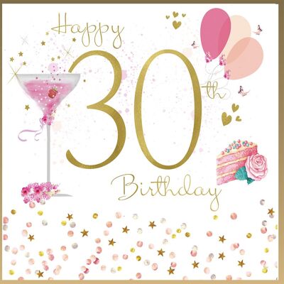 Happy Birthday Age 30 Cocktail