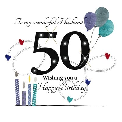 50 cumpleaños del esposo