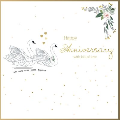 Anniversario di Blossom Love Swans