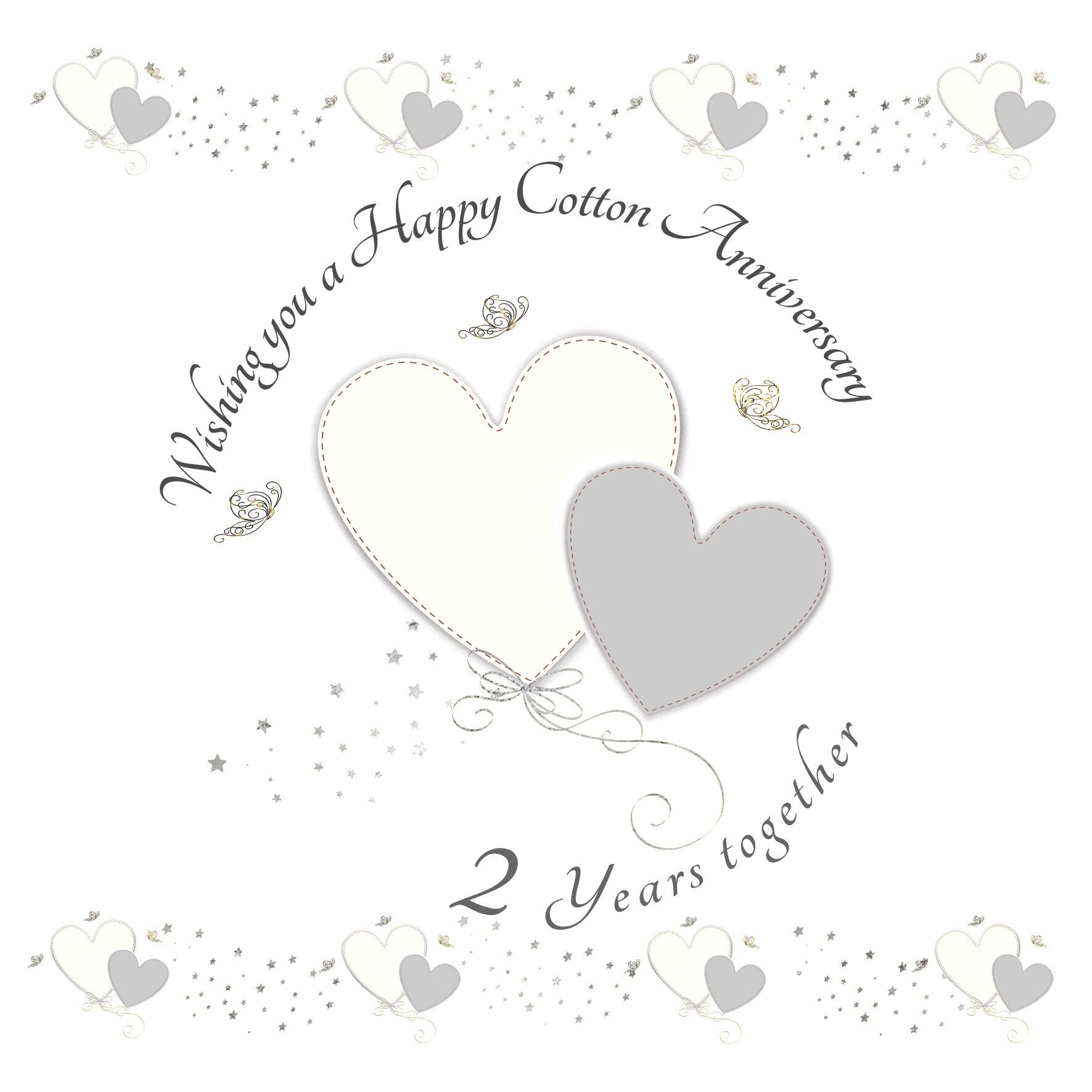 Anniversario di cotone 2 anni