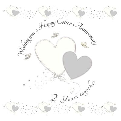 Anniversario di cotone 2 anni